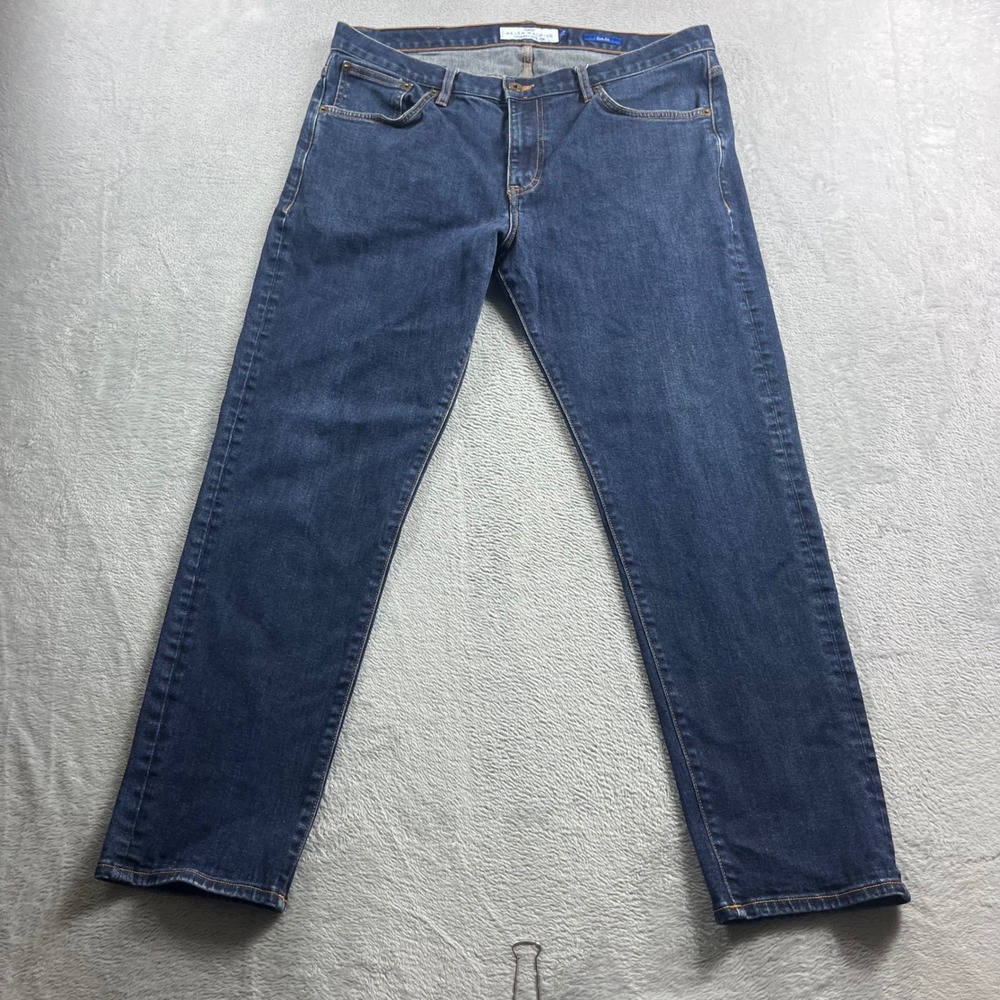 Peter Manning Five Eight New York Slim Fit Jeans Mens 34W 28L Dark Wash Blue